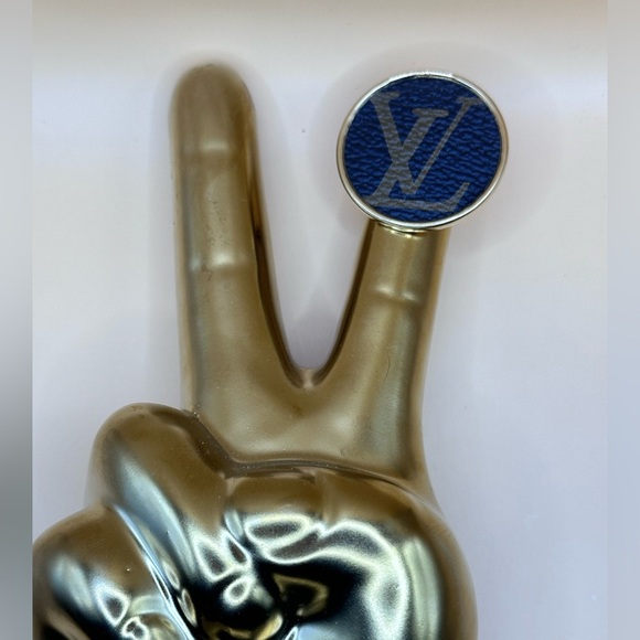 MOON & LOLAπ- LOUIS VUITTON Authentic Repurposed Fabric Ring - Picture 3 of 15